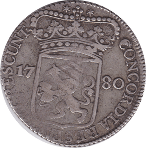1780 SILVER DUCAT NETHERLANDS