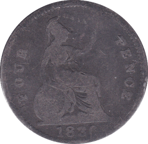 1836 FOURPENCE ( FAIR ) B - Fourpence - Cambridgeshire Coins