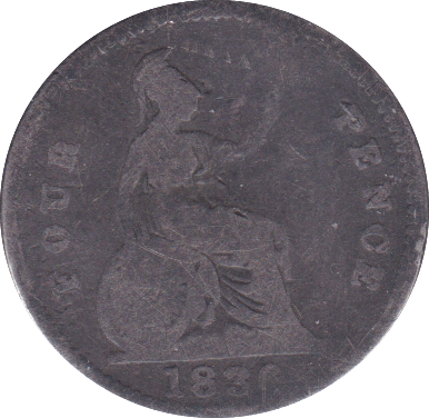 1836 FOURPENCE ( FAIR ) B - Fourpence - Cambridgeshire Coins