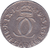 1679 MAUNDY TWOPENCE ( VF ) B