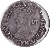 1638 - 49 SIXPENCE CHARLES 1ST SPINK 2886 REF 11