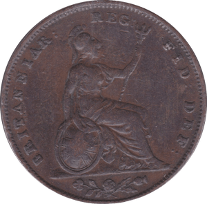 1847 FARTHING ( GF ) A - Farthing - Cambridgeshire Coins