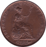 1853 HALFPENNY ( BU ) - Halfpenny - Cambridgeshire Coins