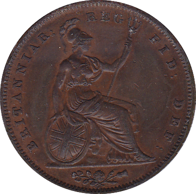 1841 PENNY ( EF ) NO COLON - Penny - Cambridgeshire Coins