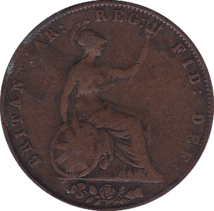 1854 HALFPENNY ( F ) - Halfpenny - Cambridgeshire Coins