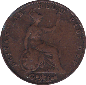 1854 HALFPENNY ( F ) - Halfpenny - Cambridgeshire Coins