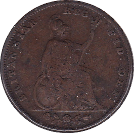 1840 FARTHING (FAIR) - Farthing - Cambridgeshire Coins