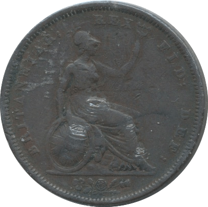 1834 PENNY (GF ) - Penny - Cambridgeshire Coins