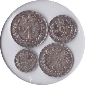 1843 MAUNDY SET VICTORIA - Maundy Set - Cambridgeshire Coins