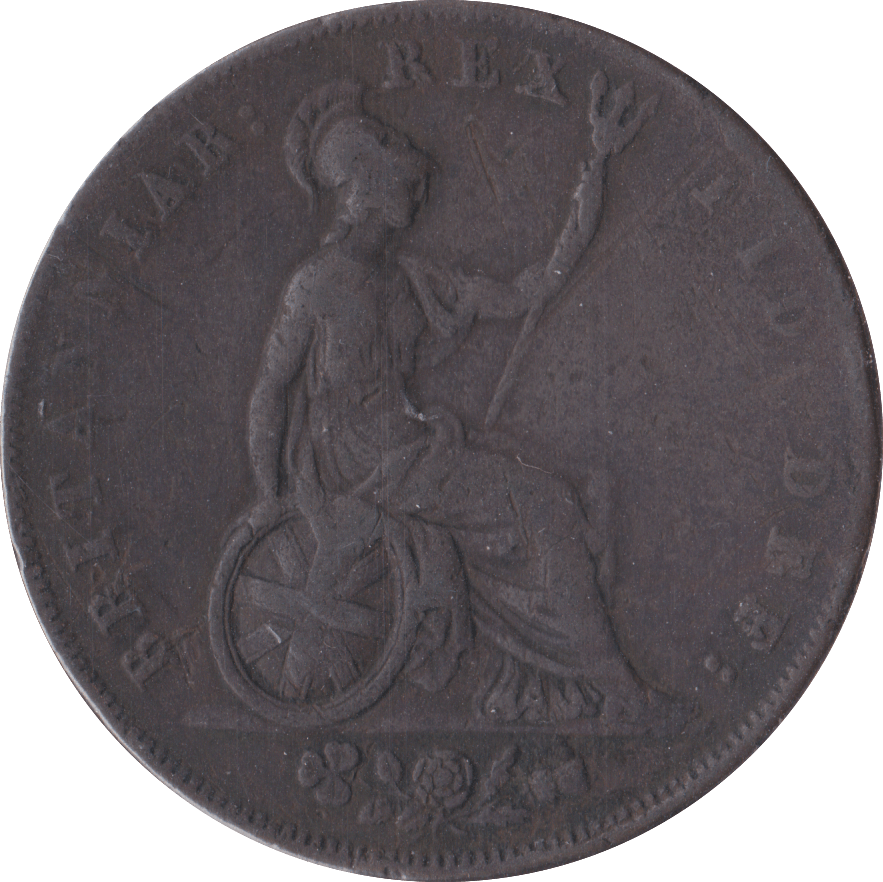 1826 HALFPENNY ( F ) C - Halfpenny - Cambridgeshire Coins