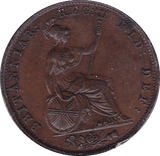 1853 HALFPENNY ( AUNC ) - Halfpenny - Cambridgeshire Coins