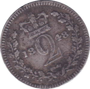 1848 MAUNDY TWOPENCE ( F ) - Maundy Coins - Cambridgeshire Coins