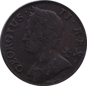 1743 HALFPENNY ( VF )