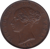 1841 HALFPENNY ( AUNC ) - Halfpenny - Cambridgeshire Coins
