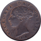 1854 HALFPENNY ( AUNC ) B - Halfpenny - Cambridgeshire Coins