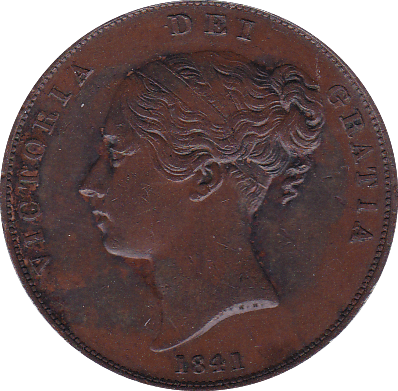 1841 PENNY ( EF ) - Penny - Cambridgeshire Coins