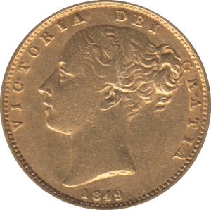 1849 GOLD SOVEREIGN ( GVF ) - Sovereign - Cambridgeshire Coins