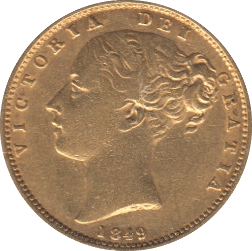 1849 GOLD SOVEREIGN ( GVF ) - Sovereign - Cambridgeshire Coins