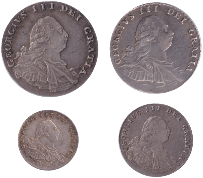 1795 MAUNDY SET GEORGE III