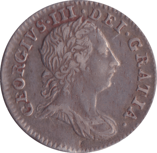 1763 MAUNDY THREEPENCE ( VF ) A