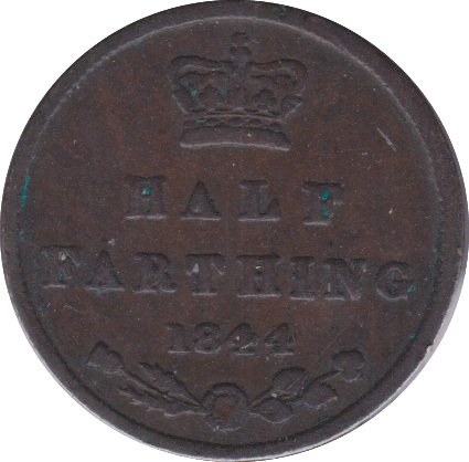 1844 HALF FARTHING ( VF ) E - Half Farthing - Cambridgeshire Coins