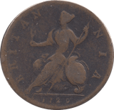 1729 HALFPENNY ( VF )