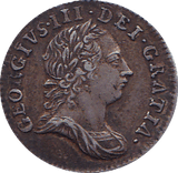 1763 MAUNDY THREEPENCE ( GVF )
