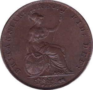 1851 HALFPENNY ( UNC ) - Halfpenny - Cambridgeshire Coins