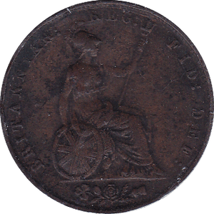 1853 HALFPENNY ( VF ) - Halfpenny - Cambridgeshire Coins