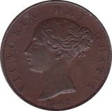 1841 HALFPENNY ( AUNC ) B - Halfpenny - Cambridgeshire Coins