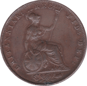 1853 HALFPENNY ( GVF ) B - Halfpenny - Cambridgeshire Coins