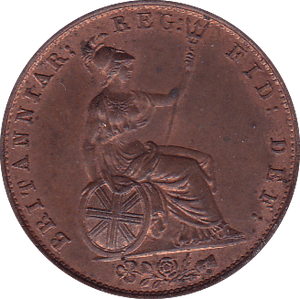 1853 HALFPENNY ( UNC ) - Halfpenny - Cambridgeshire Coins