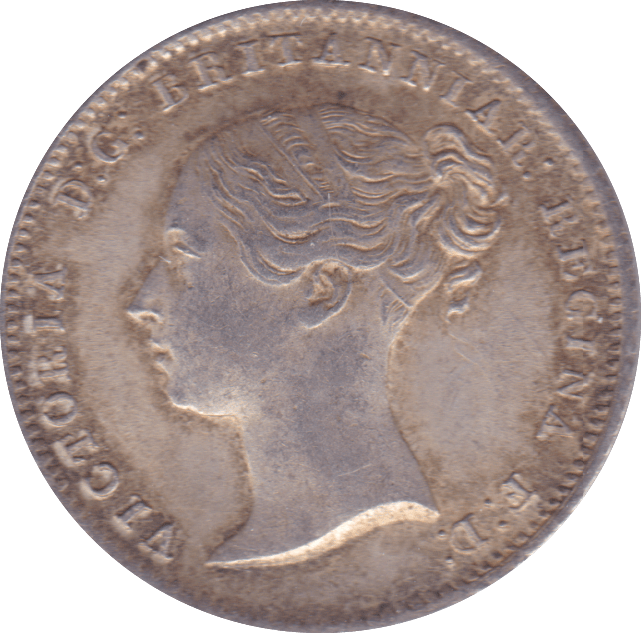 1849 FOURPENCE ( AUNC ) - Fourpence - Cambridgeshire Coins