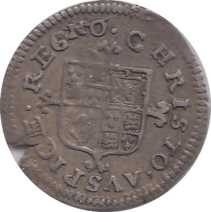 1660 - 1662 SILVER TWOPENCE ( GF ) CHARLES II SPINK 3310 REF 16