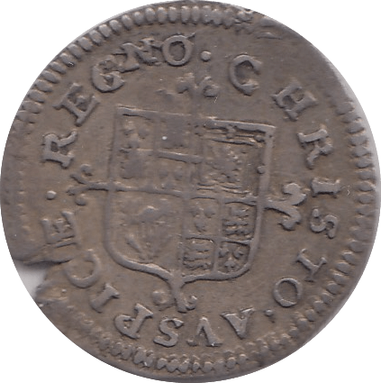 1660 - 1662 SILVER TWOPENCE ( GF ) CHARLES II SPINK 3310 REF 16