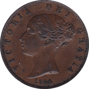 1854 HALFPENNY ( AEF ) - Halfpenny - Cambridgeshire Coins