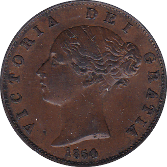 1854 HALFPENNY ( AEF ) - Halfpenny - Cambridgeshire Coins