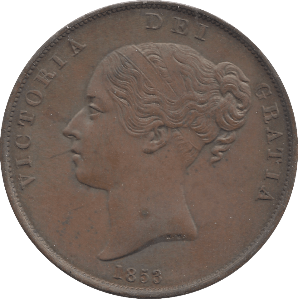 1853 PENNY ( EF ) B - Penny - Cambridgeshire Coins