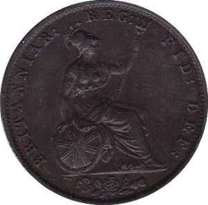 1854 HALFPENNY ( AUNC ) - Halfpenny - Cambridgeshire Coins