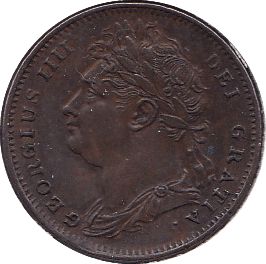 1822 FARTHING ( GEF )