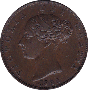 1841 HALFPENNY ( EF ) B - Halfpenny - Cambridgeshire Coins