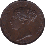 1841 HALFPENNY ( EF ) B - Halfpenny - Cambridgeshire Coins