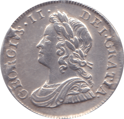 1746 MAUNDY THREEPENCE ( GVF ) EX MOUNT