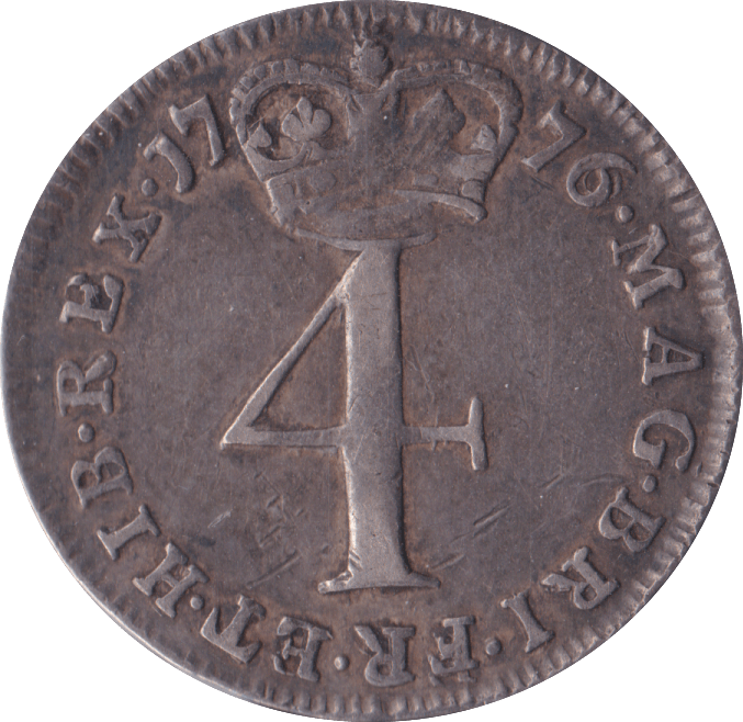 1776 MAUNDY FOURPENCE ( VF )