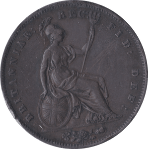 1854 PENNY ( EF ) B - Penny - Cambridgeshire Coins