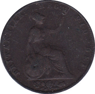 1853 HALFPENNY ( F ) - Halfpenny - Cambridgeshire Coins