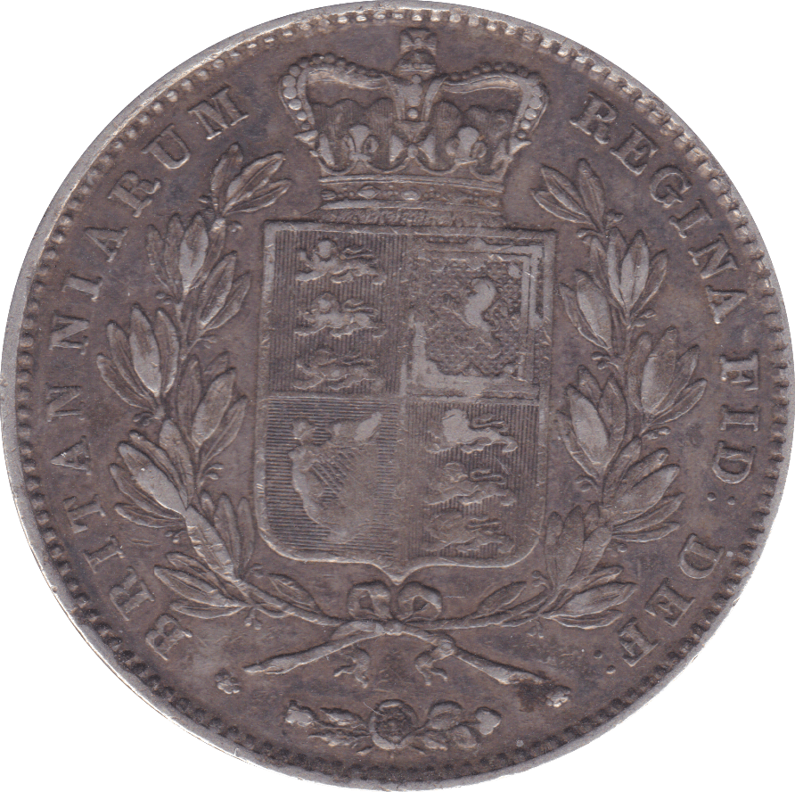 1845 CROWN ( GF ) E - Crown - Cambridgeshire Coins