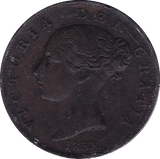 1853 HALFPENNY ( VF ) - Halfpenny - Cambridgeshire Coins
