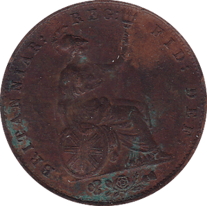 1853 HALFPENNY ( VF ) VERD - Halfpenny - Cambridgeshire Coins
