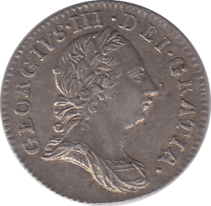 1762 MAUNDY THREEPENCE ( EF )